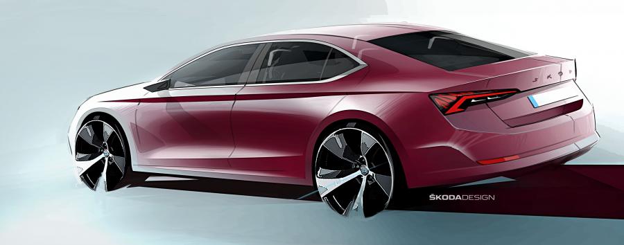 Эскиз Skoda Octavia 2020 года  (WW) (фото 48 из 94)